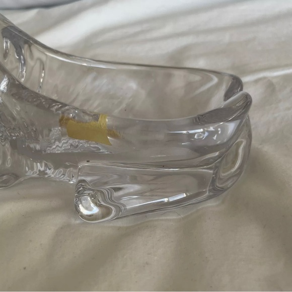 Bayel Hand-Made French Crystal Wolf Ash Tray / Candy Dish - Picture 5 of 14